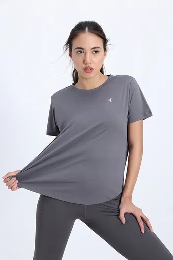 Buy Zelocity Quick Dry Relaxed Top - Steel Grey